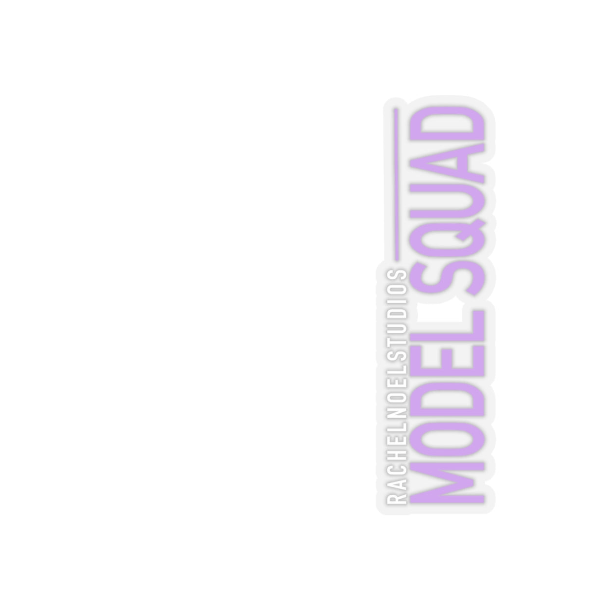 “Model Squad” RNS Transparent Stickers