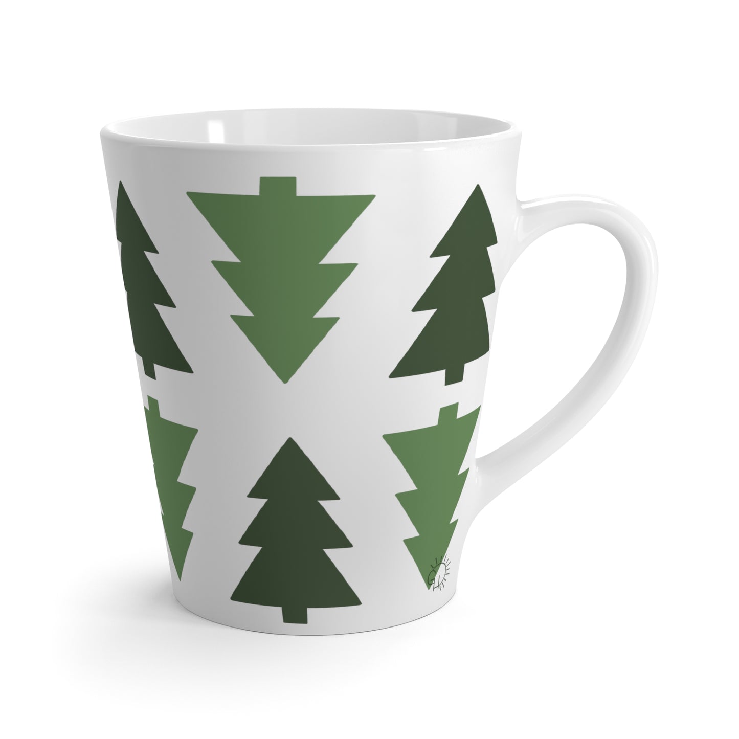 Forest Trees Latte Mug
