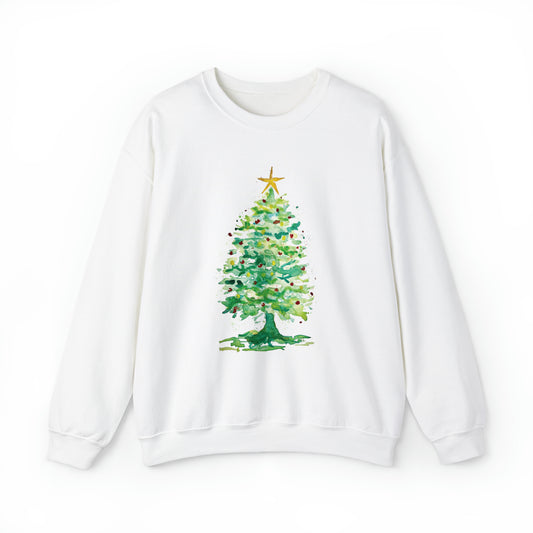 Treetops Glisten Crewneck Sweatshirt