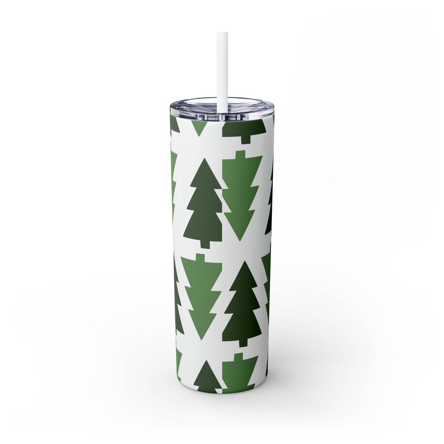 Forest Trees Tumbler with Straw, 20oz