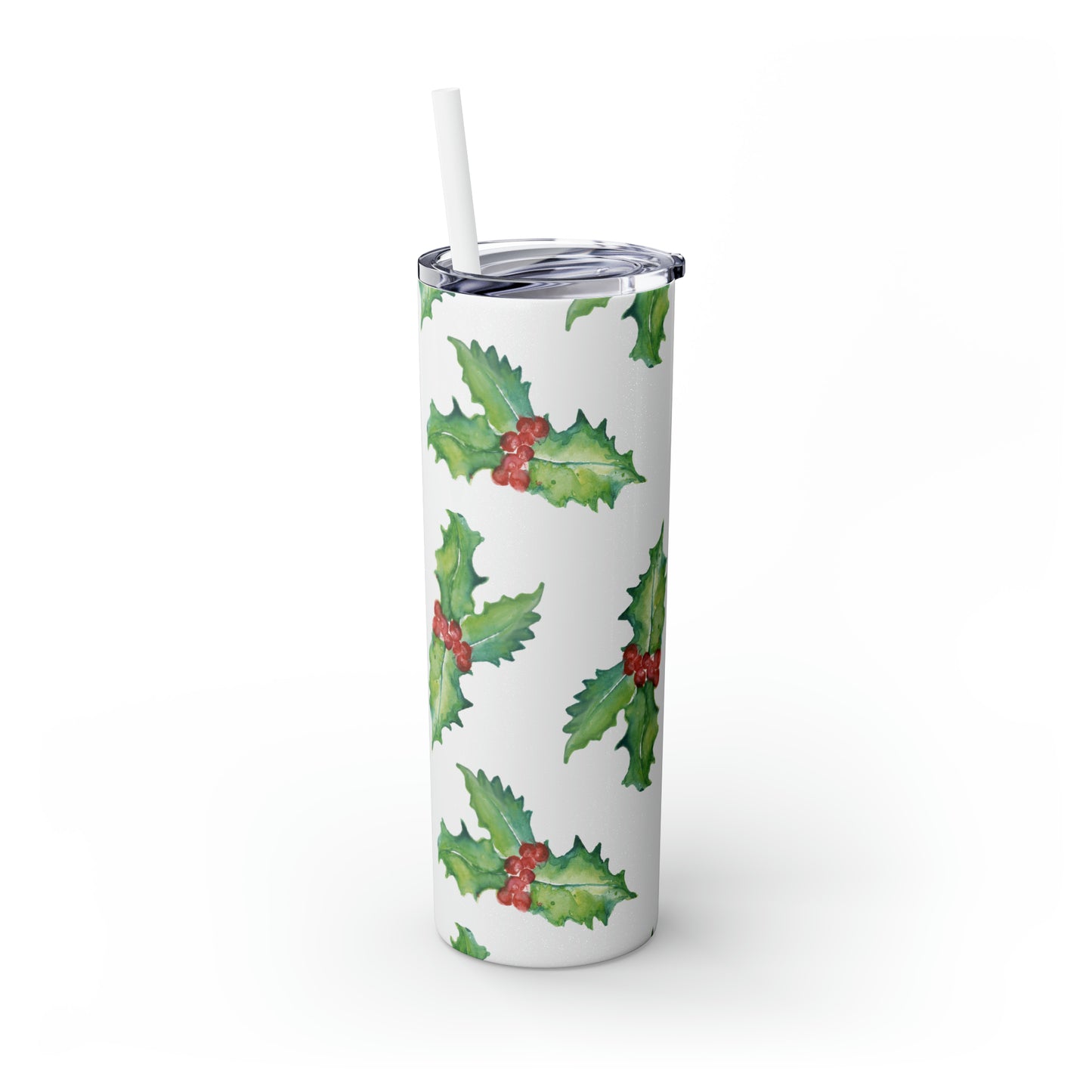 Holiday Berries Tumbler with Straw, 20oz