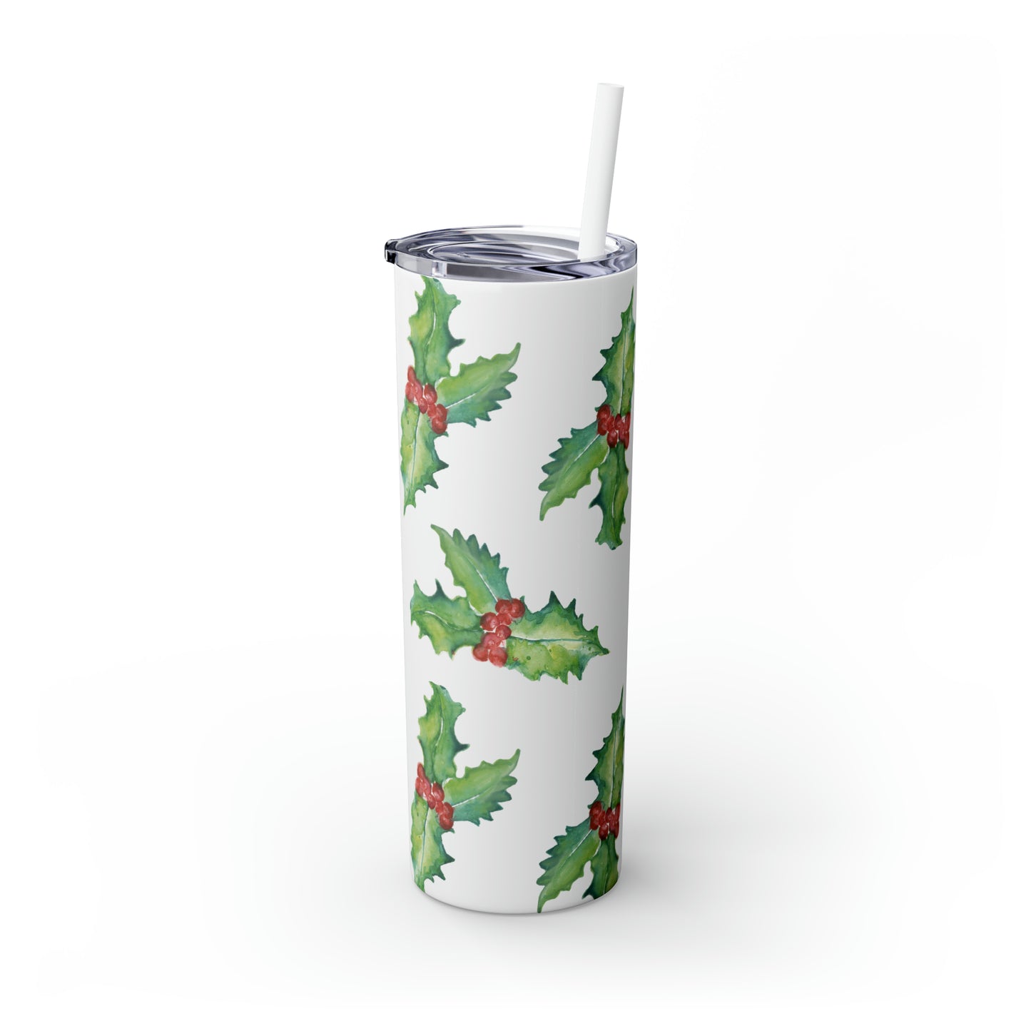 Holiday Berries Tumbler with Straw, 20oz