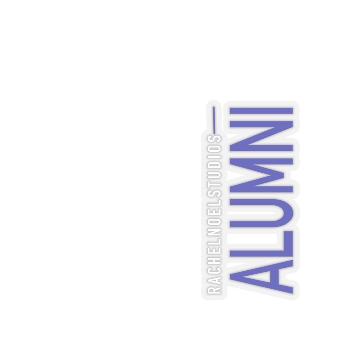 “Alumni” RNS Transparent Stickers