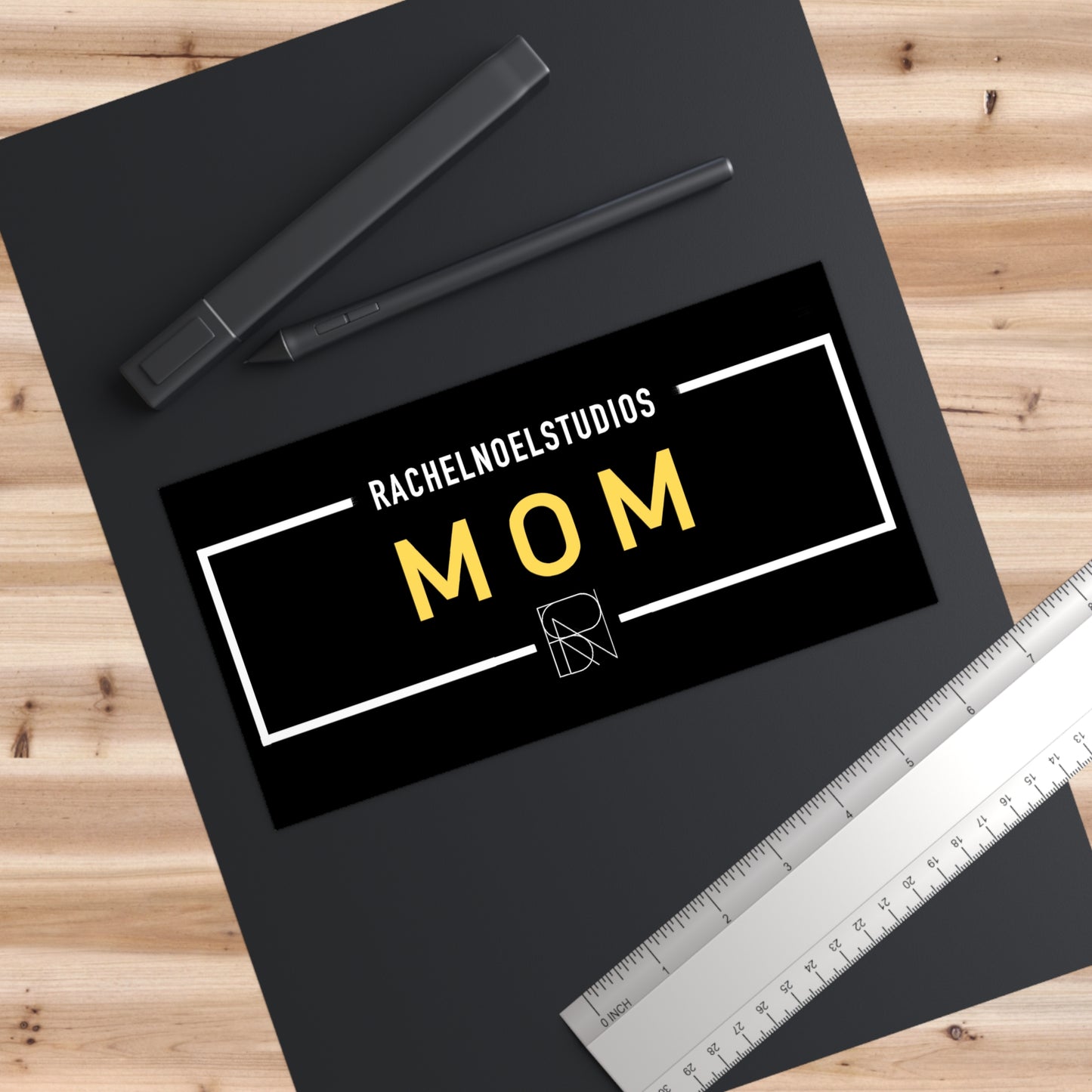 Black RNS “Mom” Bumper Stickers