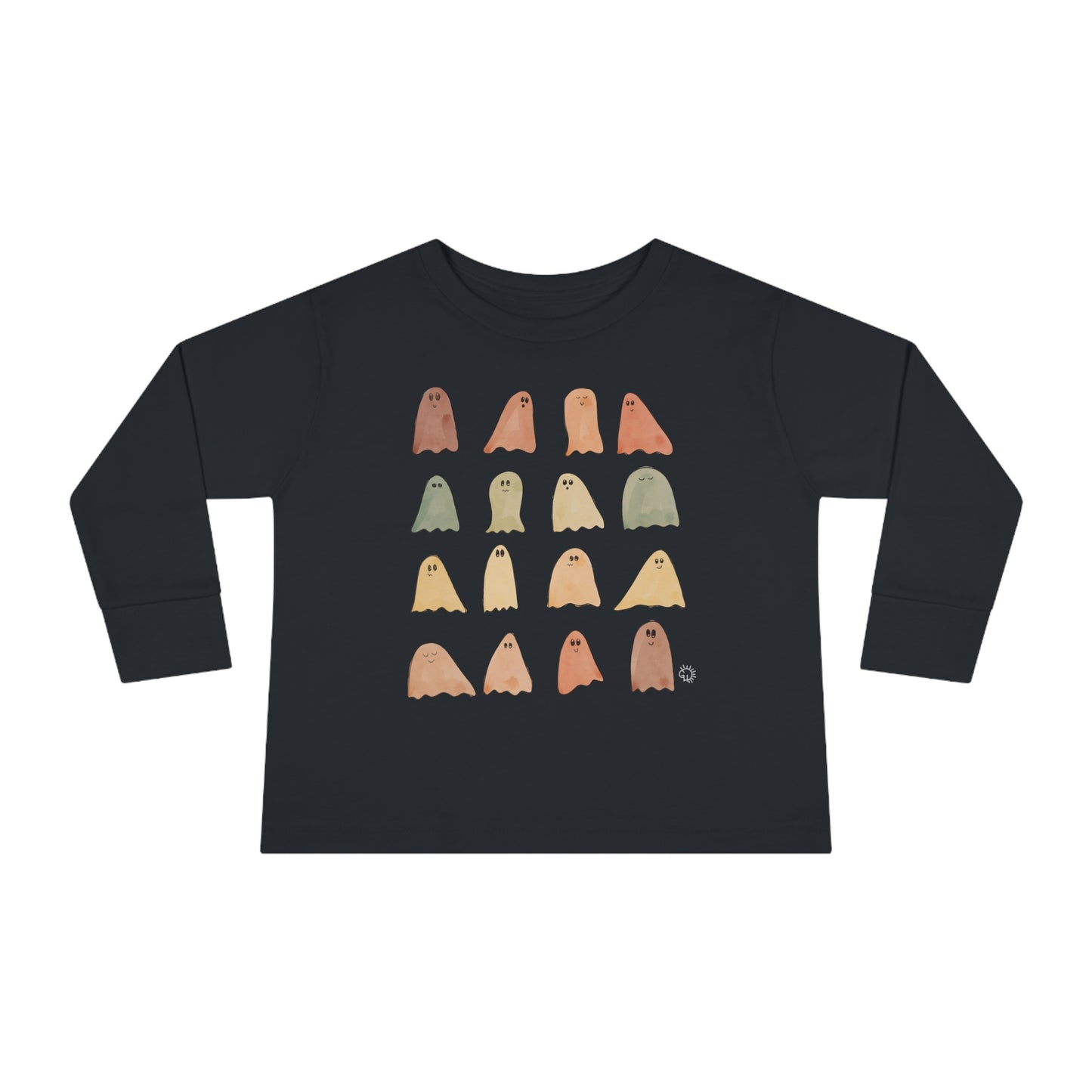 Fall color Ghosts Toddler Long Sleeve