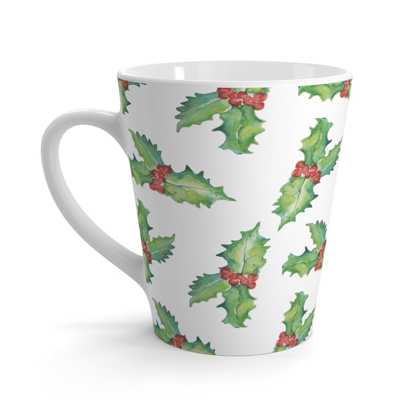 Holiday Berries Latte Mug