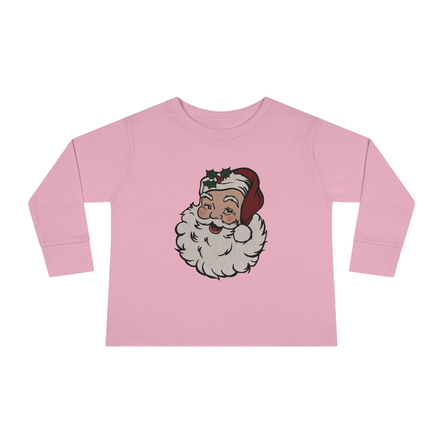 Retro Santa Toddler Long Sleeve