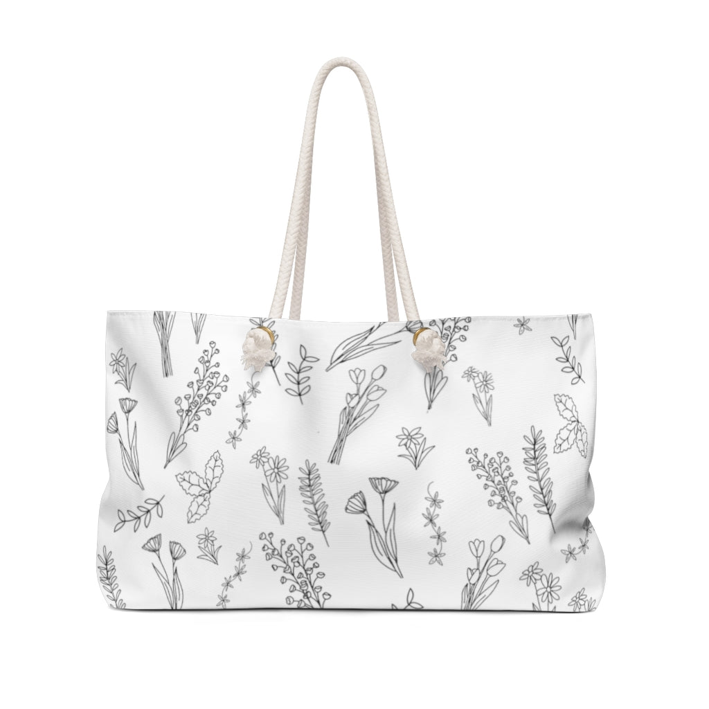 Floral Weekender Bag